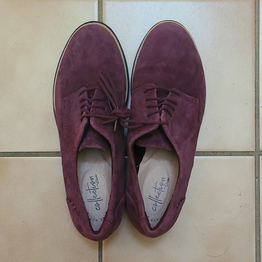 CLARKS Sharon Noel Oxford Ultimate Comfort Shoes